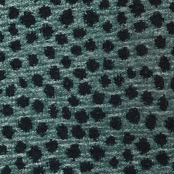 Isabel Marant Albury Teal Metallic Spotted-Jacquard Jacket
